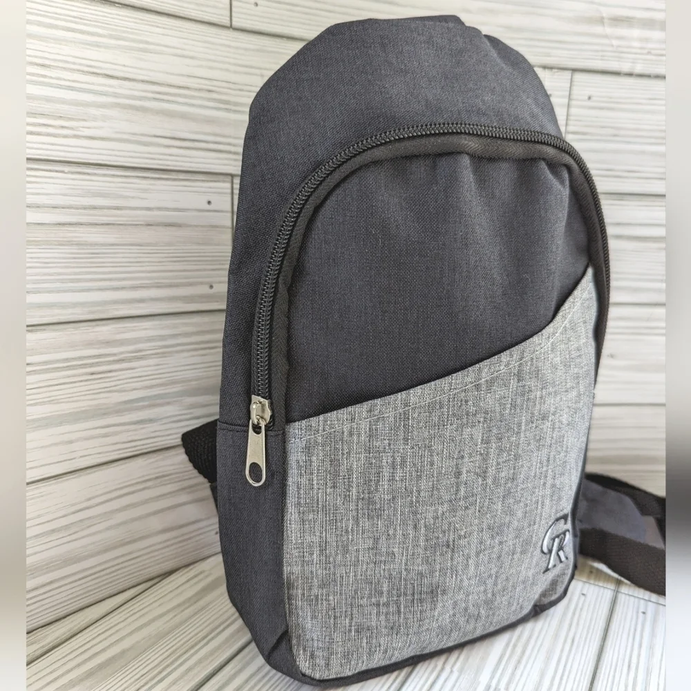 Colorodo Rockies Baseball Buckle Sling Bag in Black and Gray NWOT